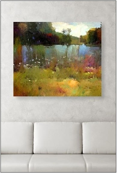 The Shimmering Shoreline - Wall Art Prints and Decorative Accessories at Fine Art America