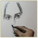 Draw Perfect Portraits in Pencil, Ink or Charcoal. Learn how by following 24 free, online lessons by top portrait artists.