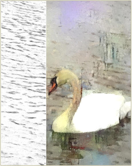 Here's a free, printable sketch that you can use to try different techniques to create interesting water and reflections in watercolor, oil or acrylic paint, pastels or markers.