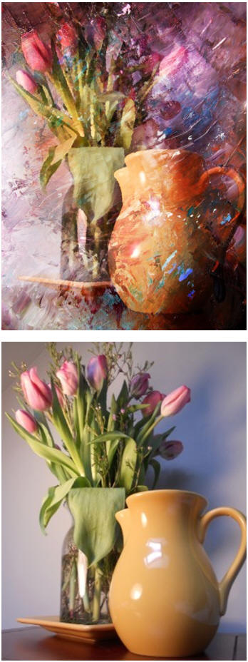 Create wild and colorful abstract wall art, from your own photo, in an instant. Click to learn how to use the free app at PhotoFaceFun.com